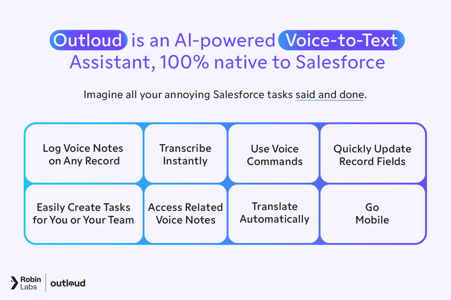Salesforce Voice Outloud | Voice Assistant for Salesforce